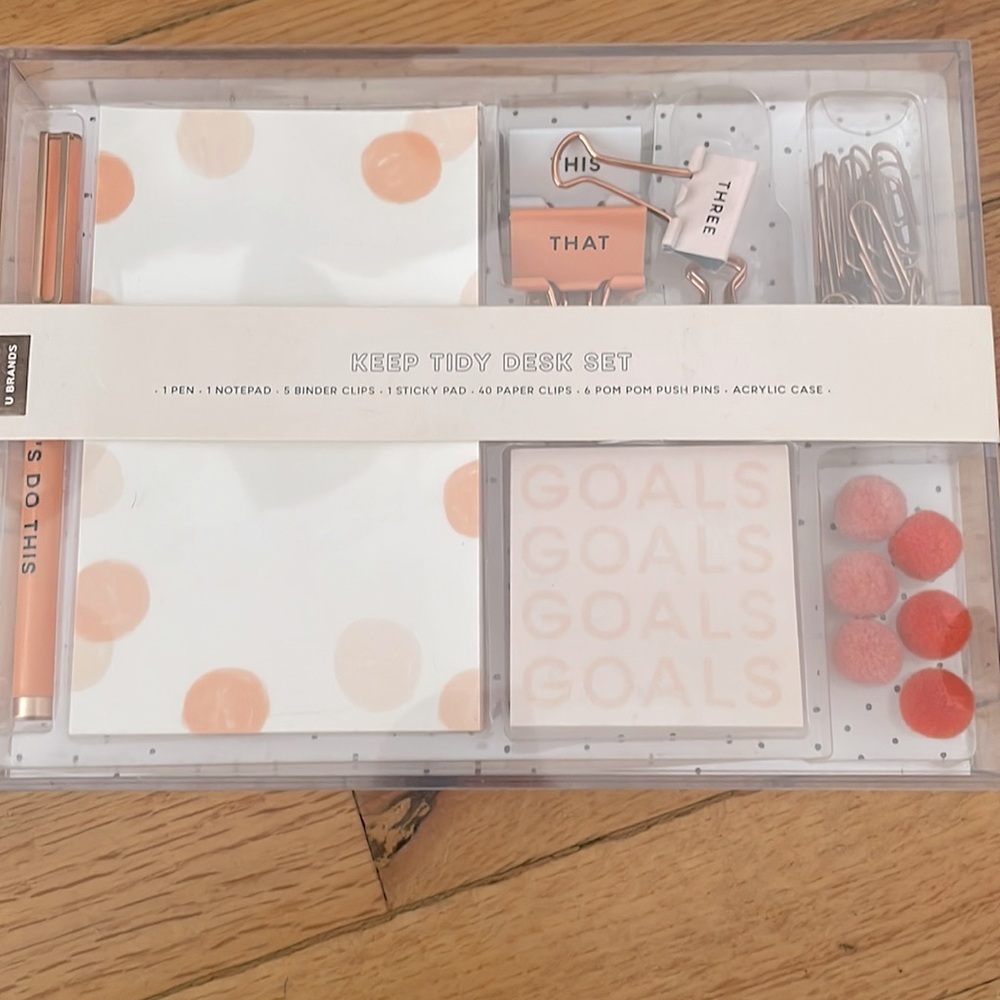 New Tidy desk set